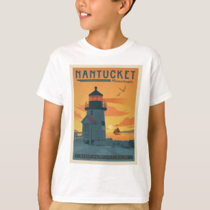 Brant Point Lighthouse Nantucket MA T-Shirt