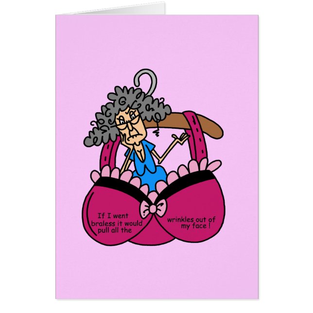 Bras and Wrinkles Humour (Front)