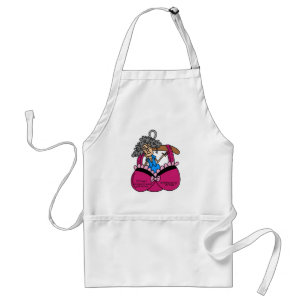 Bras and Wrinkles Humour Standard Apron