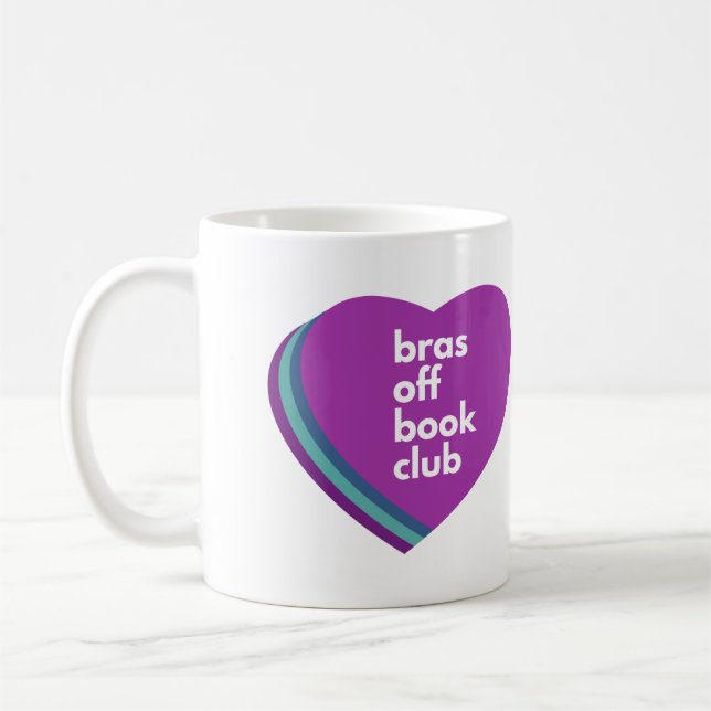 Bras Off Book Club Mug (Left)