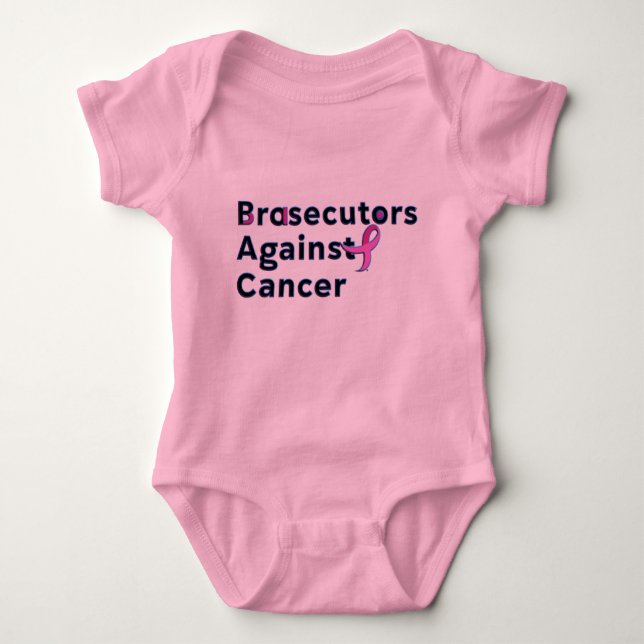 Brasecutors Against Cancer - Baby One-Piece Baby Bodysuit (Front)