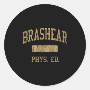 Brashear High School Hs Ttsburgh Pa Phys Ed Classic Round Sticker