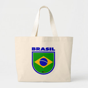 Brasil (Brazil) Large Tote Bag
