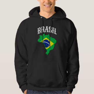 Brasil Brazil Pride Flag Hoodie