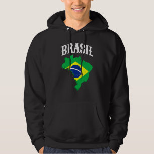 Brasil Brazil Pride Flag Hoodie
