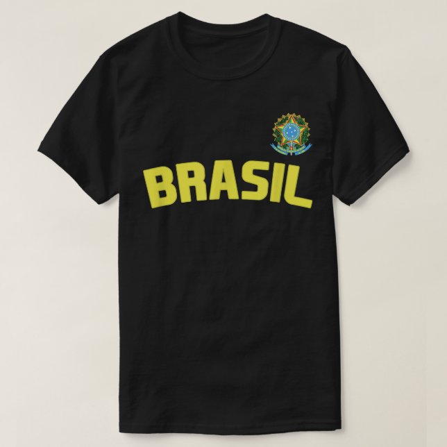 Brasil Brazilian Pride Brazil Flag International C T-Shirt (Design Front)