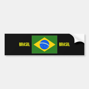 Brasil Centre flag bumper sticker