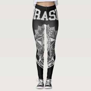 Brasil Coat of Arms Leggings
