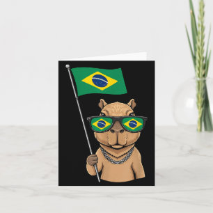 Brasil Flag Brazilian Pride Brasilian Roots Brazil Card