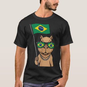 Brasil Flag Brazilian Pride Brasilian Roots Brazil T-Shirt