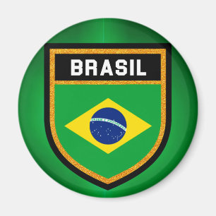 Brasil Flag Magnet