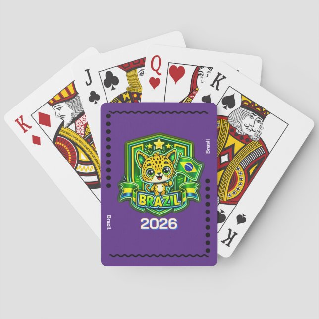 Brasil Kids Playing Cards (Back)