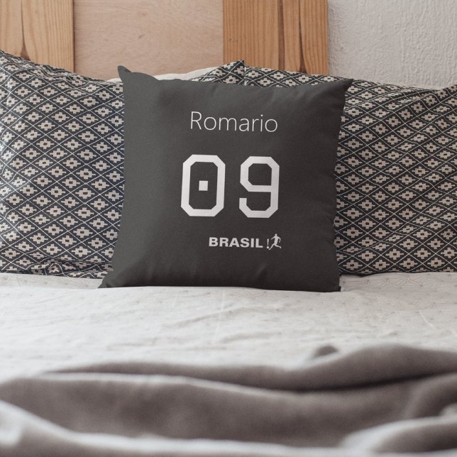 Brasil Seleção Legend Decor Fan Home Accent Cushion (Creator Uploaded)