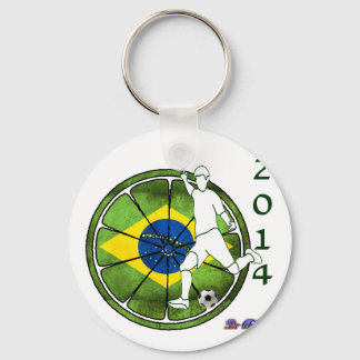 BRASIL SOCCER 2014 GIFTS CUSTOMIZABLE KEY RING