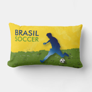 Brasil Soccer Lumbar Cushion
