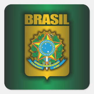 "Brasil Steel" Stickers