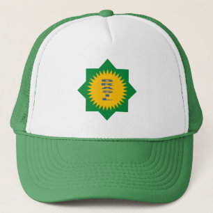 BRASIL White/Green Trucker Cap