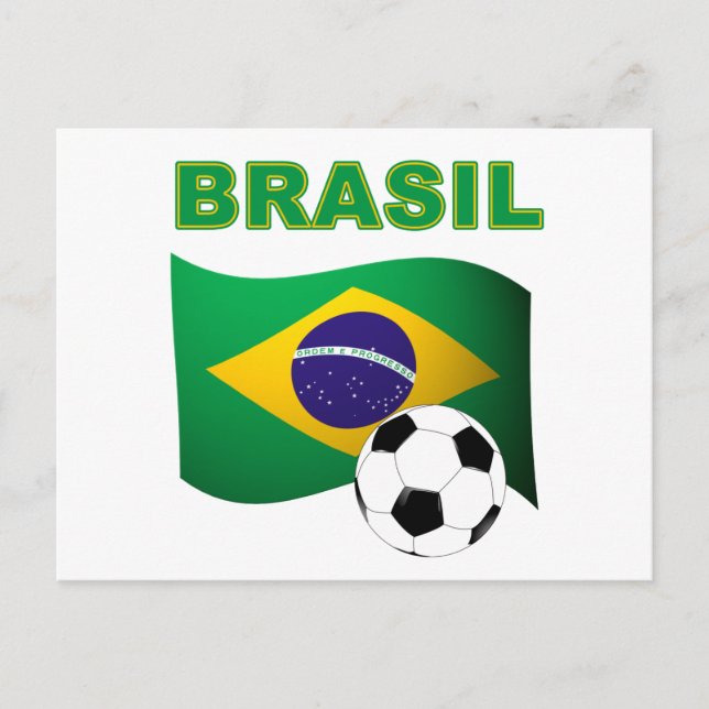 Brasil World Cup t-shirt Postcard (Front)