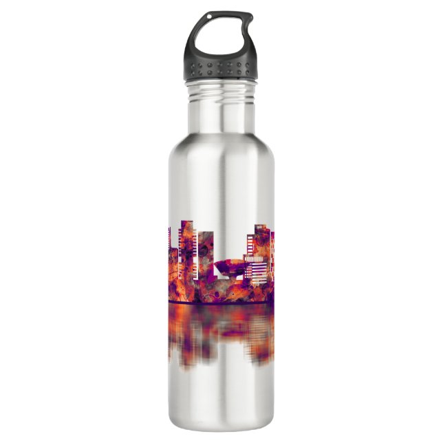 Brasilia Brazil Skyline 710 Ml Water Bottle (Front)
