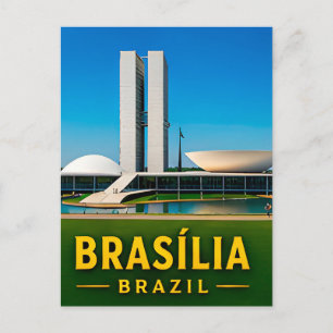 Brasília Modern Architecture and Brazilian Vision Postcard