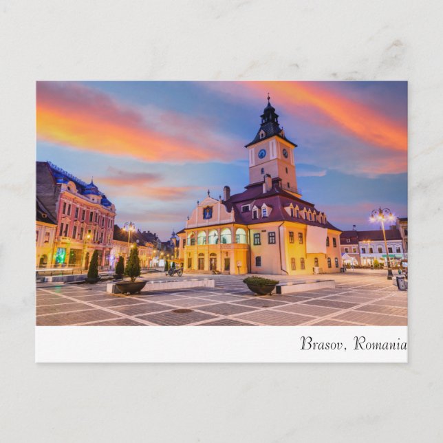 Brasov Romania Postcard (Front)