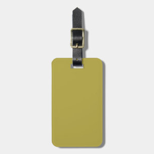 Brass Classic Coloured Luggage Tag