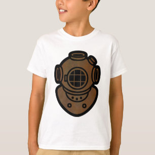 Brass Diving Helmet T-Shirt