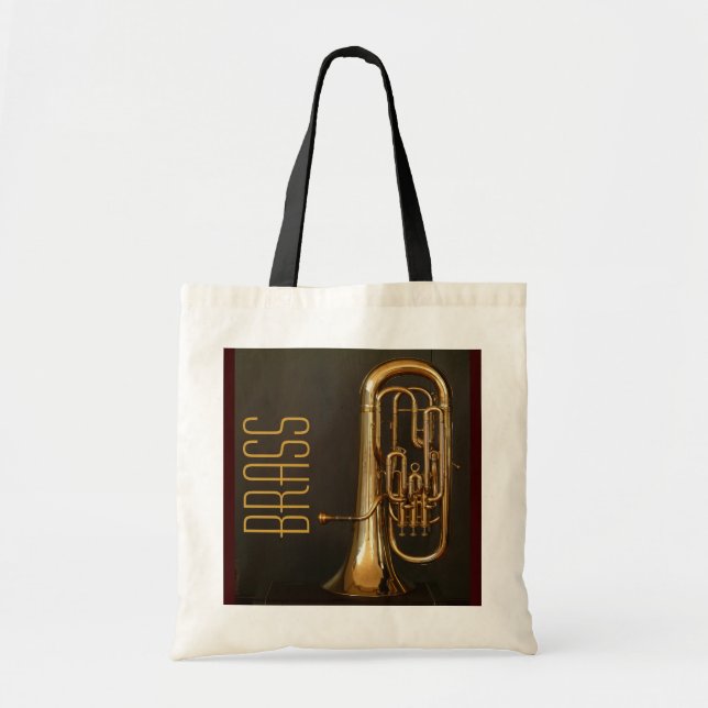 Brass Horn Tote Bag (Front)