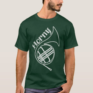Brass Instrument Orchestra French Horn boy T-Shirt