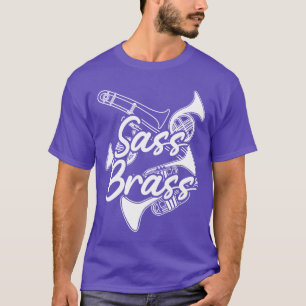 Brass Instruments French Hornrumpet retro T-Shirt