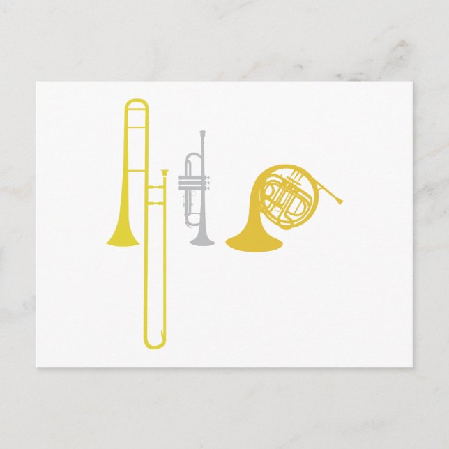 Brass Instruments Postcard (Front)