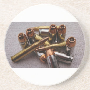 Brass & Lead bullet coaster