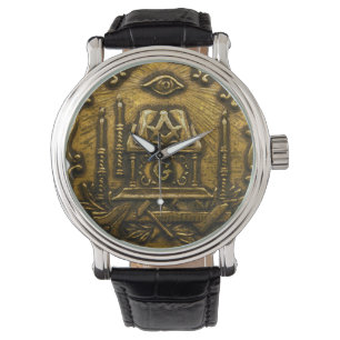 Brass Masonic Image Watch