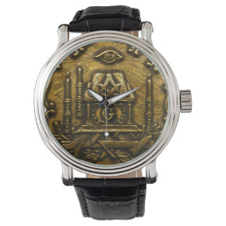 Brass Masonic Image Watch