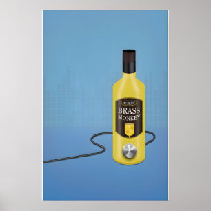 Brass Monkey Inspired Original Print Design -Print