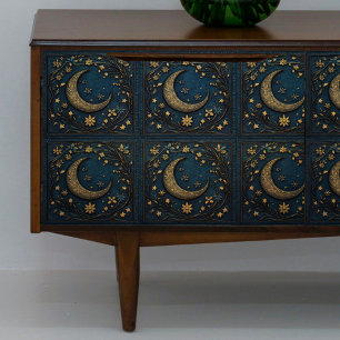 Brass Moons Decoupage Tissue Paper