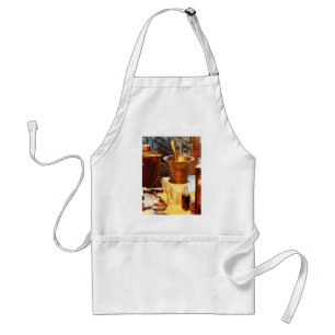 Brass Mortar And Pestle Standard Apron