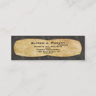 Brass Plate Frame Mini Business Card