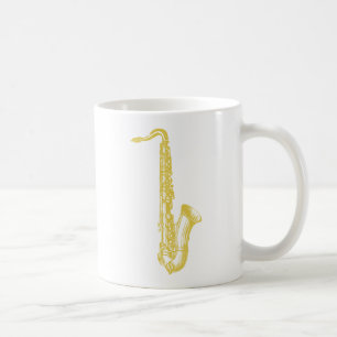 Brass Sax Coffee Mug