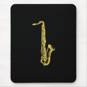 Brass Sax Mouse Pad