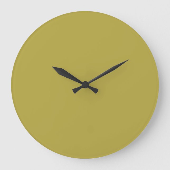 Brass Traditional Colour Matched Large Clock (Front)