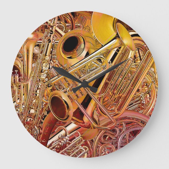 Brass Wall clock (Front)