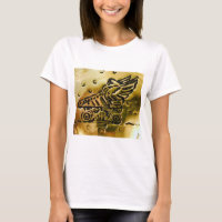 Brass Winged Skate T-Shirt White