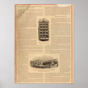 Brass Works of the Scovill Manufacturing Company Poster