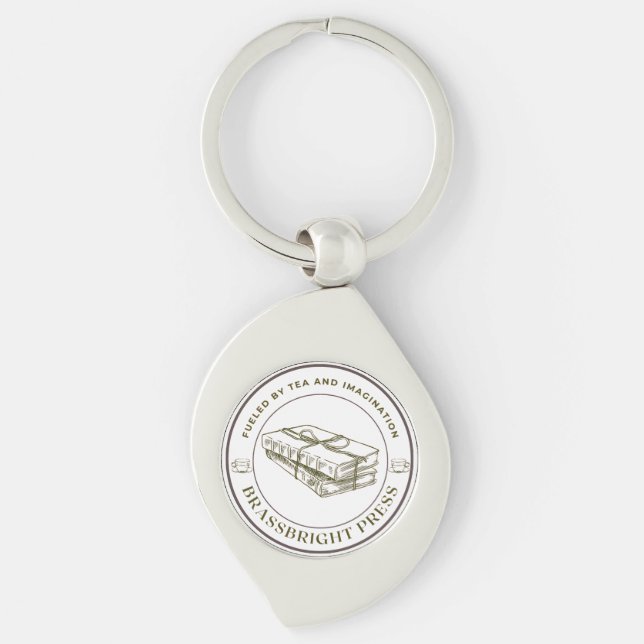 Brassbright Press Button Key Ring (Front)