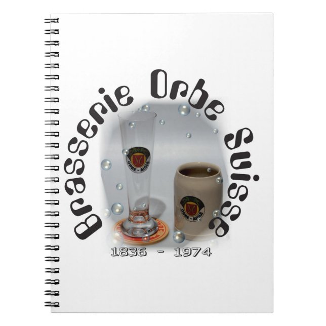 Brasserie Orbe Nootbook Notebook (Front)
