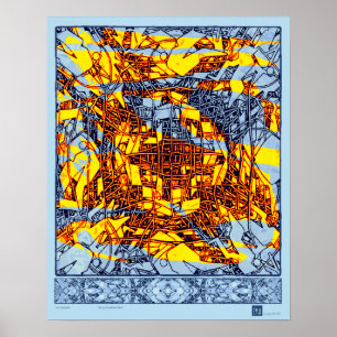 Brassy November Wind Poster