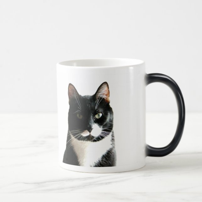 Brat Cat Stare Morphing Mug (Right)