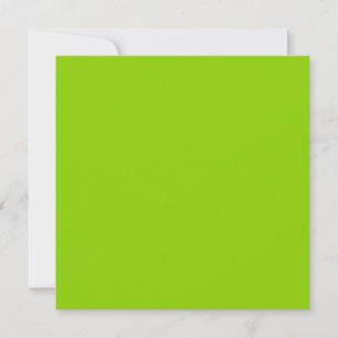 Brat Green Solid Colour Card