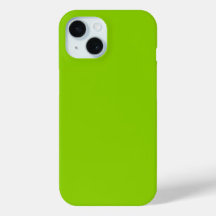 Brat Green Solid Colour iPhone 15 Case
